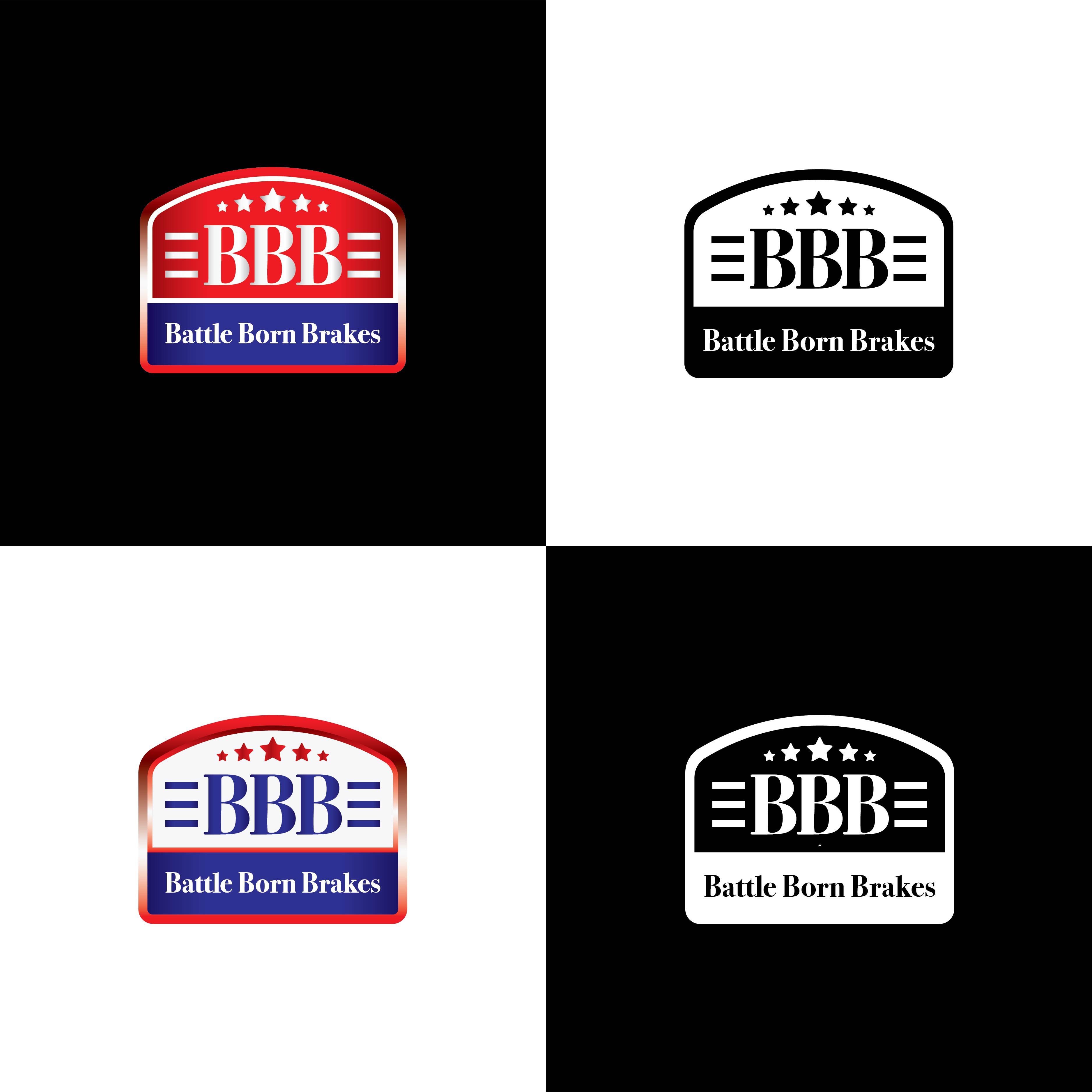 Logo Design by putto for Battle Born Brakes | Design #24039027