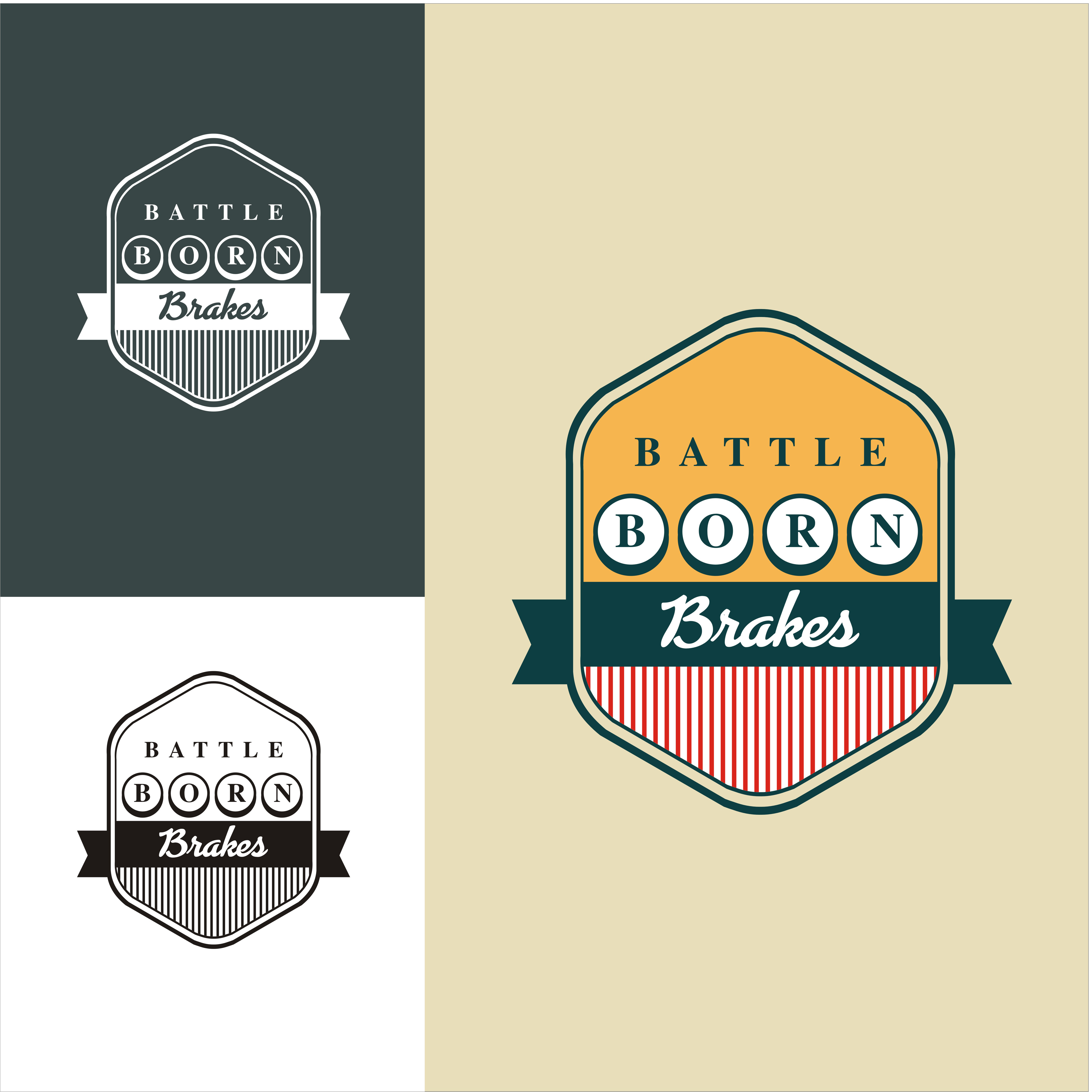 Logo Design by warkaddarshan 2 for Battle Born Brakes | Design #24035782