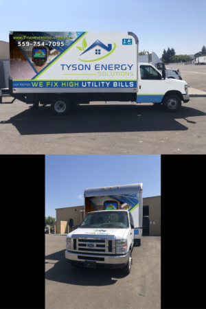 Box Truck wrap for an insulation company  | Car Wrap Design by Kira Graphics