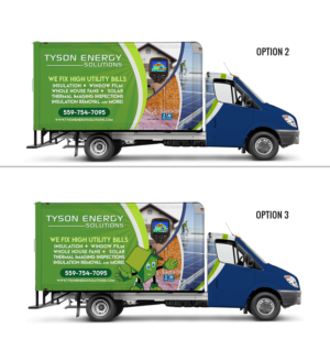 Box Truck wrap for an insulation company  | Car Wrap Design by MDesigns ™