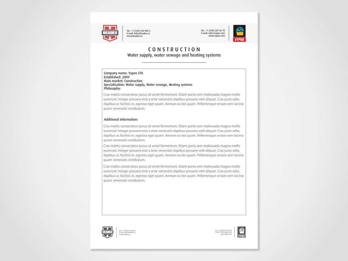 Stationery Design by HYPdesign for this project | Design #724390