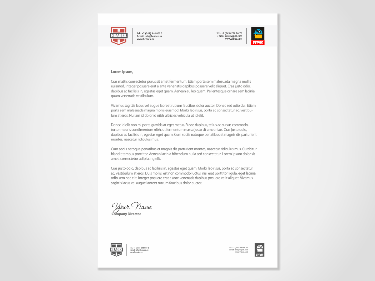 Stationery Design by HYPdesign for this project | Design #724394