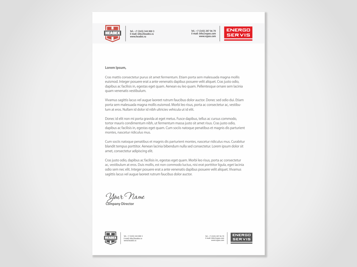 Stationery Design by HYPdesign for this project | Design #725490