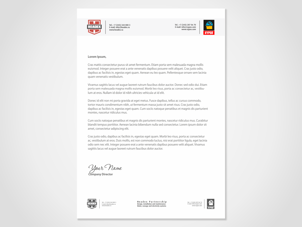 Stationery Design by HYPdesign for this project | Design #725854