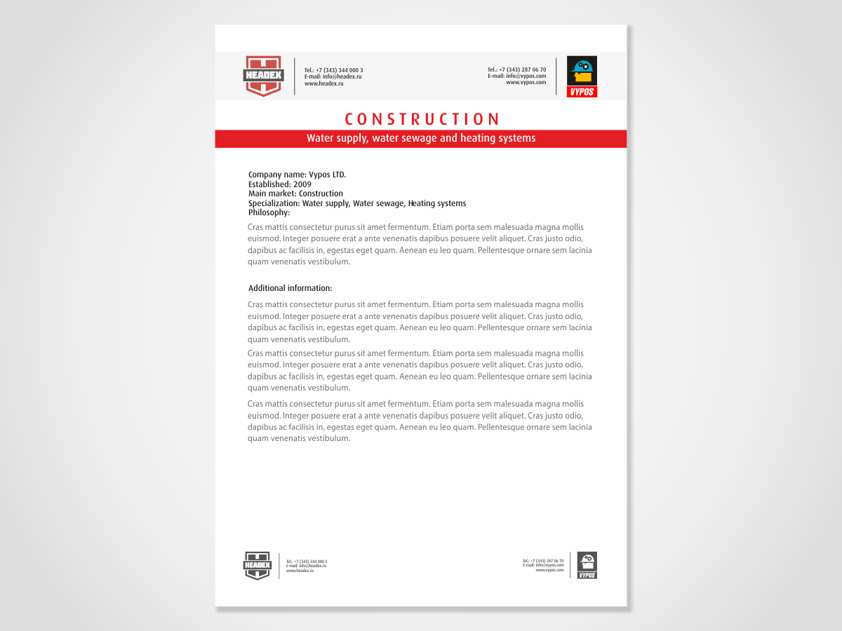 Stationery Design by HYPdesign for this project | Design #726255