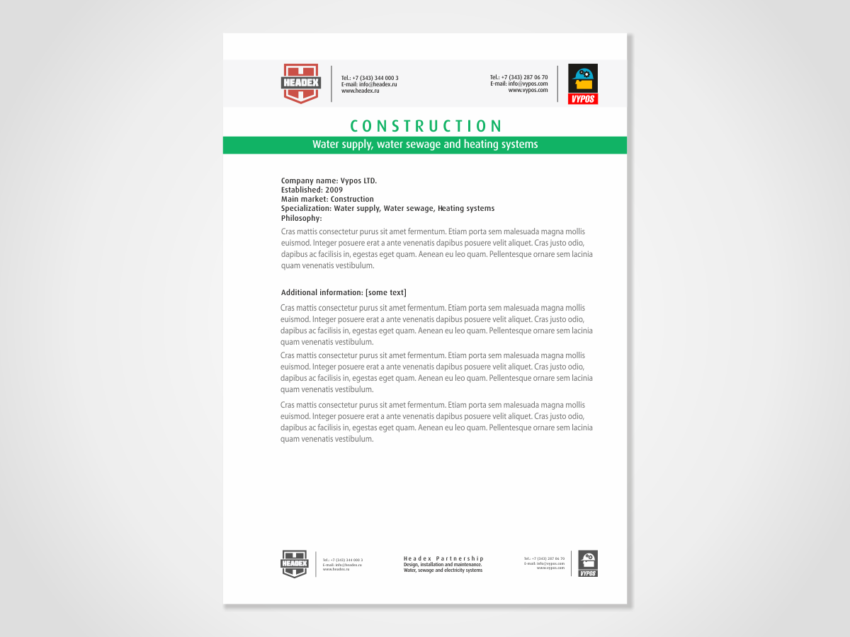 Stationery Design by HYPdesign for this project | Design #727138