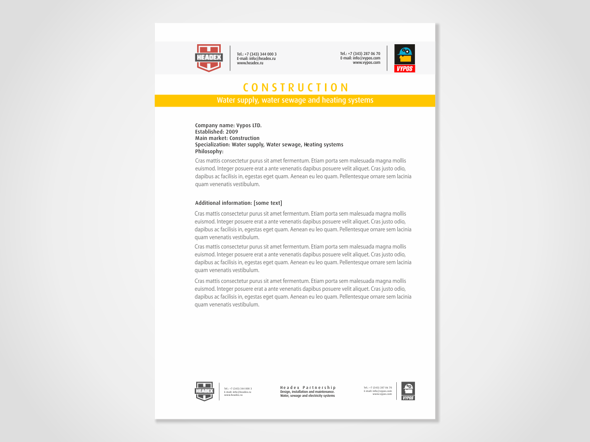 Stationery Design by HYPdesign for this project | Design #727154