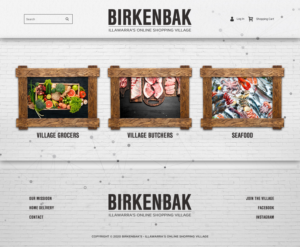 Big Commerce Web Design - For local online shopping 'village'