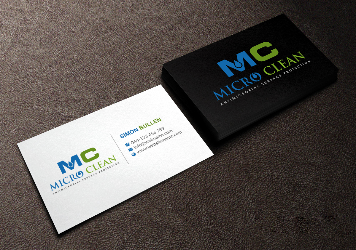 Diseño de Tarjeta de Presentación por Creations Box 2015 para MicroClean Limited | Diseño #24037423