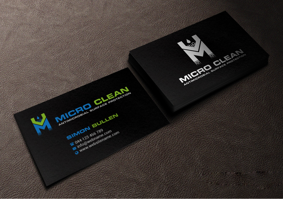 Business Card Design by Creations Box 2015 for MicroClean Limited | Design #24037463