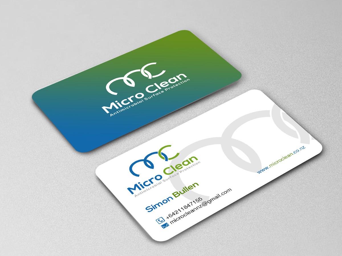 Diseño de Tarjeta de Presentación por Creations Box 2015 para MicroClean Limited | Diseño #24045885