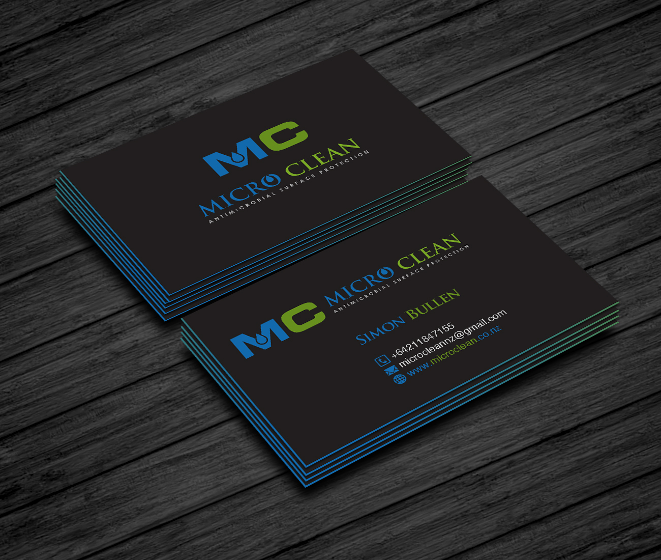 Diseño de Tarjeta de Presentación por Creations Box 2015 para MicroClean Limited | Diseño #24045895