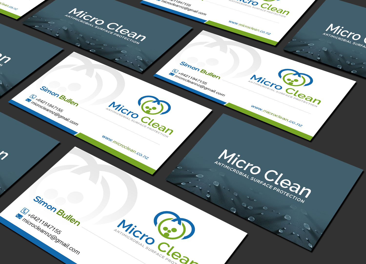 Business Card Design by Creations Box 2015 for MicroClean Limited | Design #24045980
