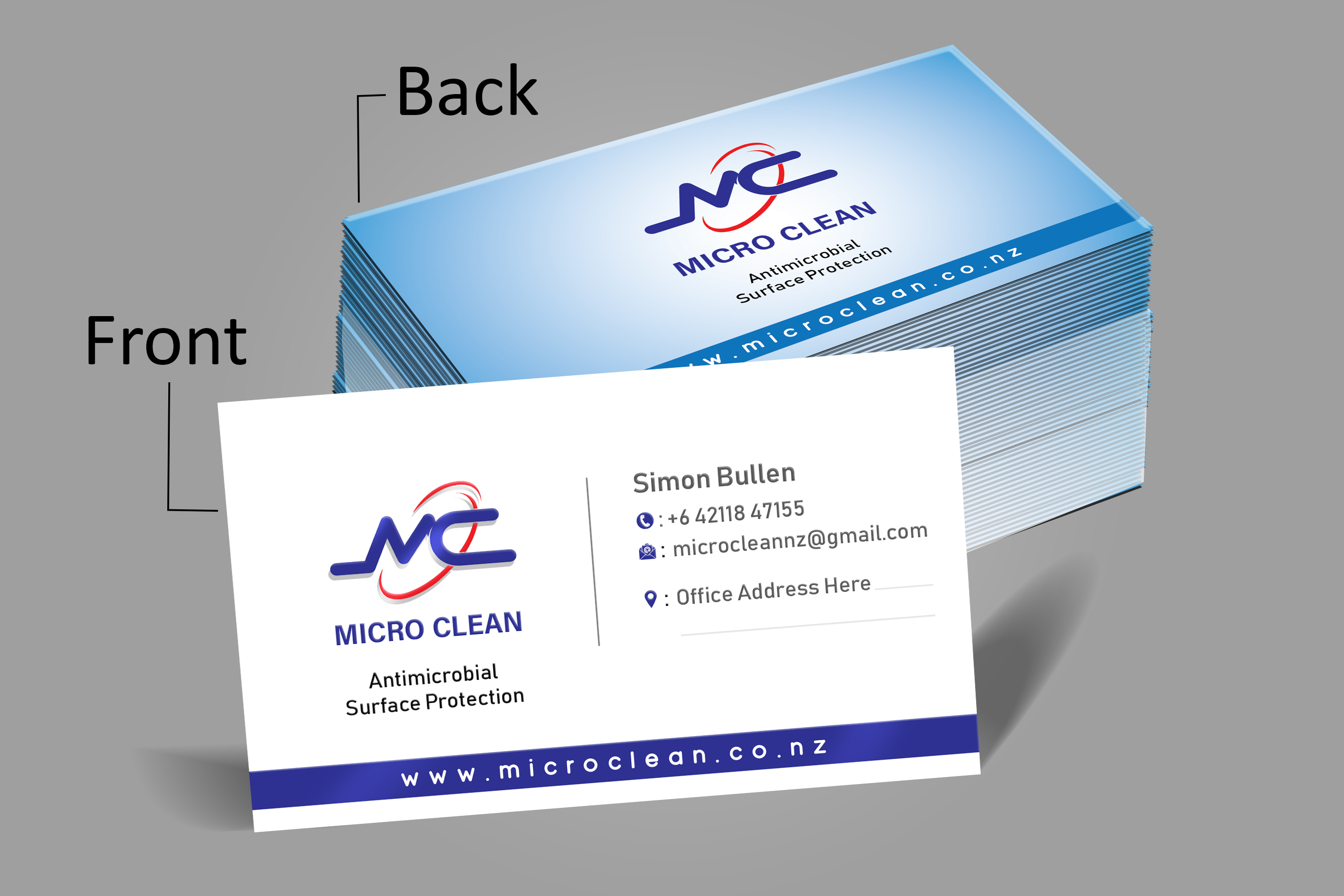 Business Card Design by RS Craft for MicroClean Limited | Design #24047626