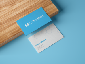 Business Card Design by DavidLee26 for MicroClean Limited | Design: #24091775