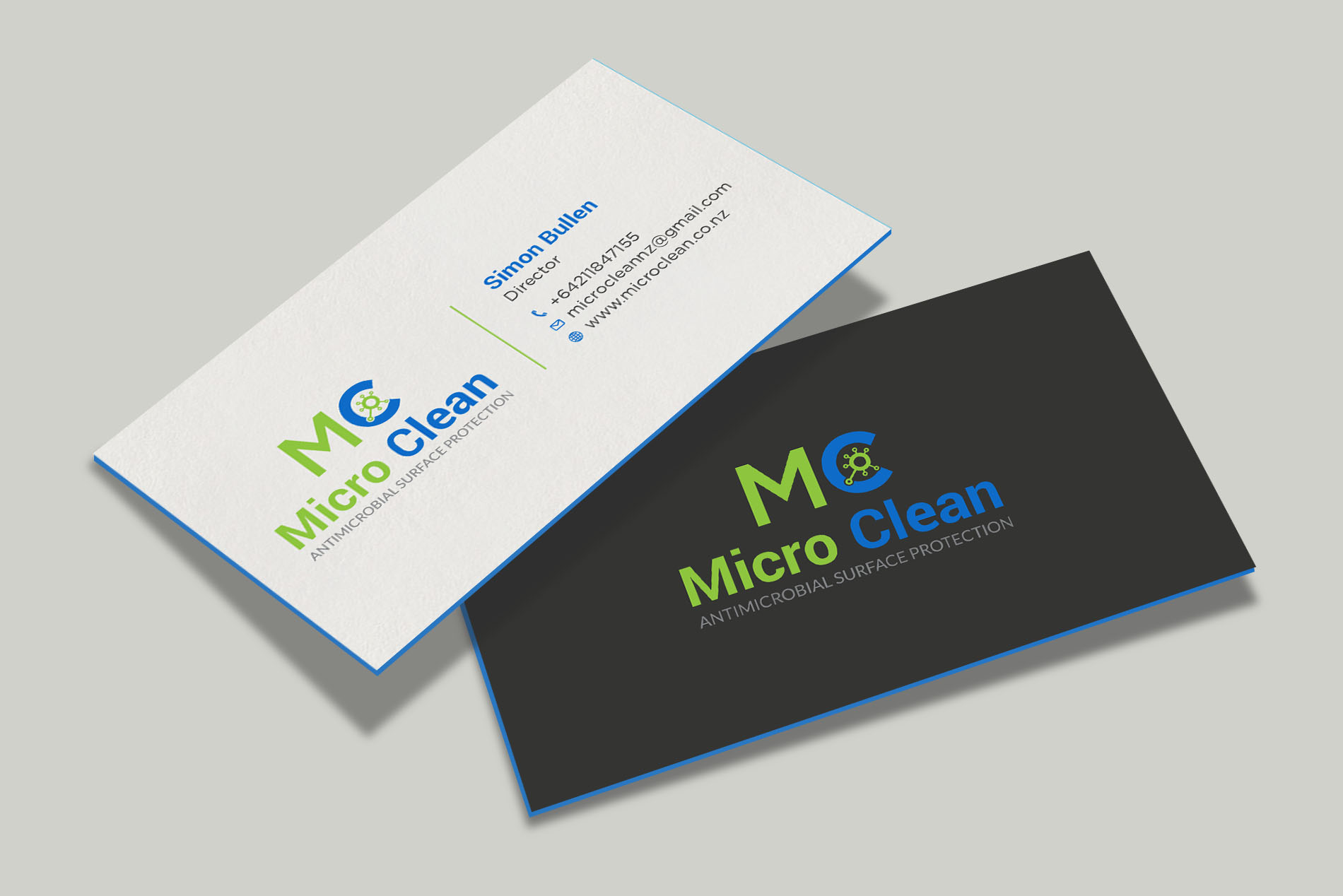 Business Card Design by Tripti Ranjan Gain for MicroClean Limited | Design #24041437