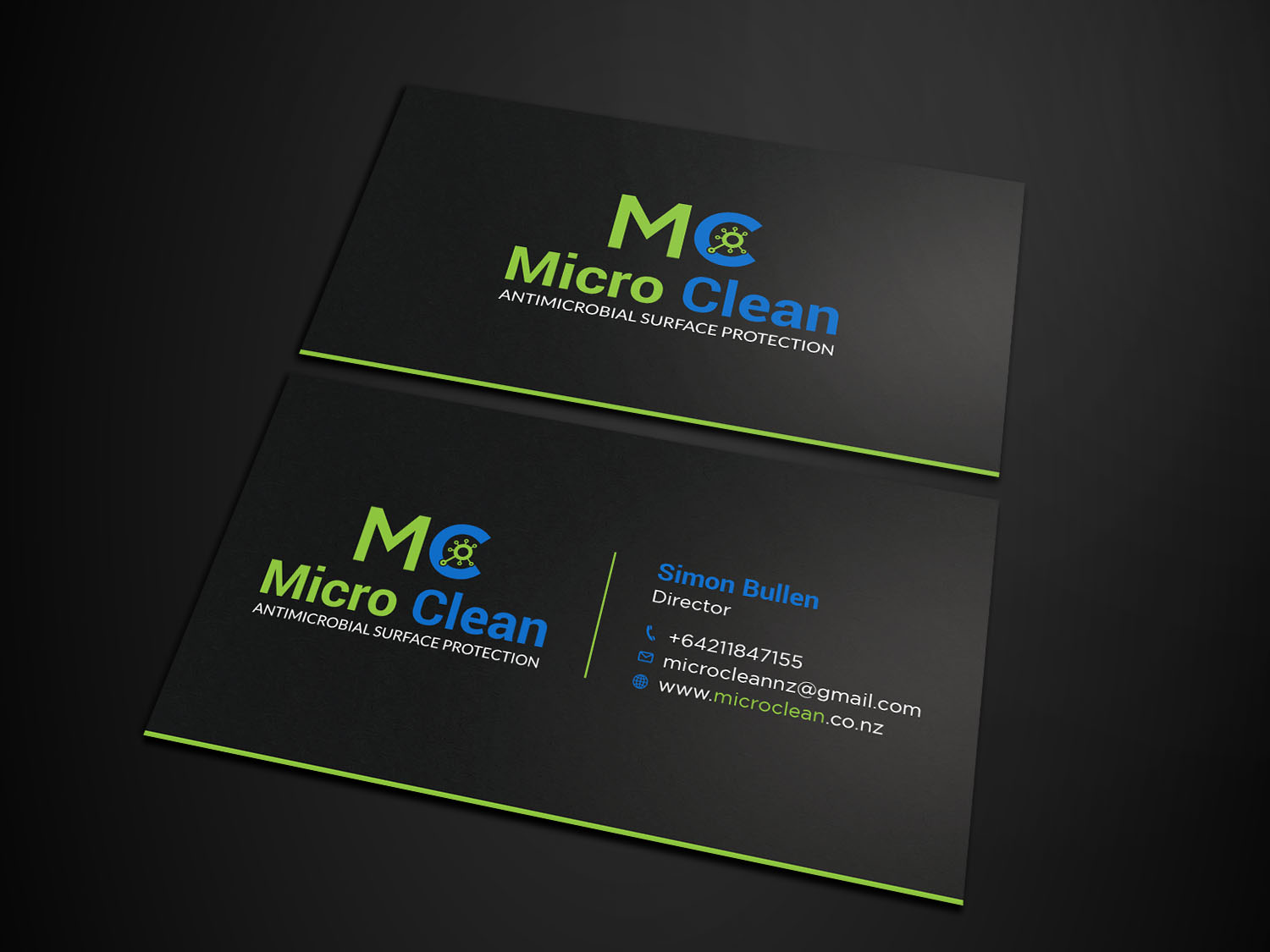 Business Card Design by Tripti Ranjan Gain for MicroClean Limited | Design #24041438