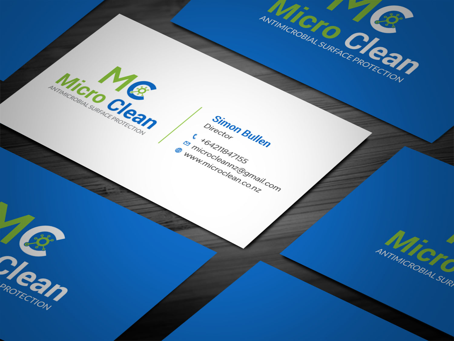 Design de Carte de Visite par Tripti Ranjan Gain pour MicroClean Limited | Design #24041440