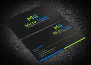 Diseño de Tarjeta de Presentación por Tripti Ranjan Gain para MicroClean Limited | Diseño: #24041454