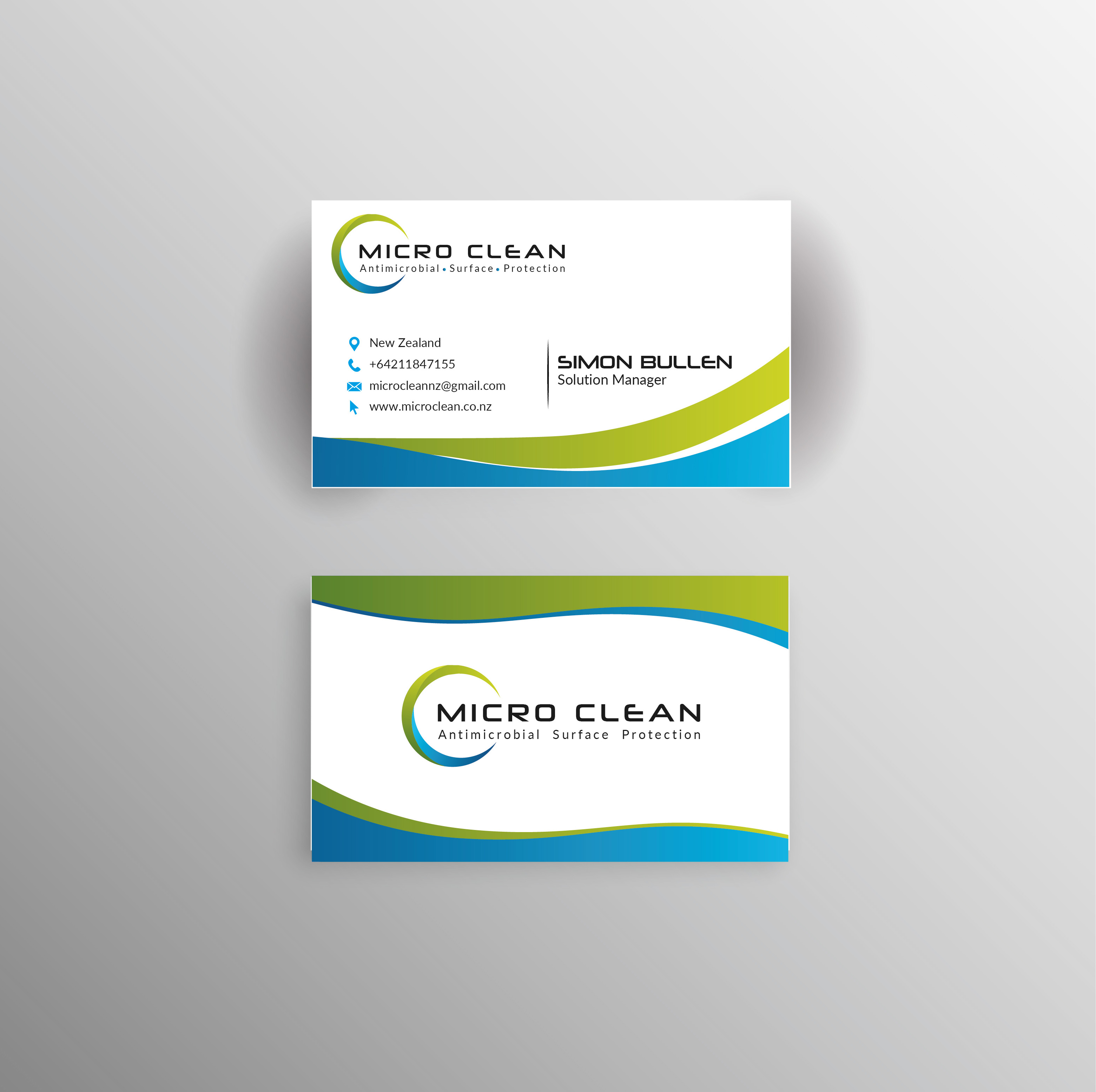 Business Card Design by vigie for MicroClean Limited | Design #24064610