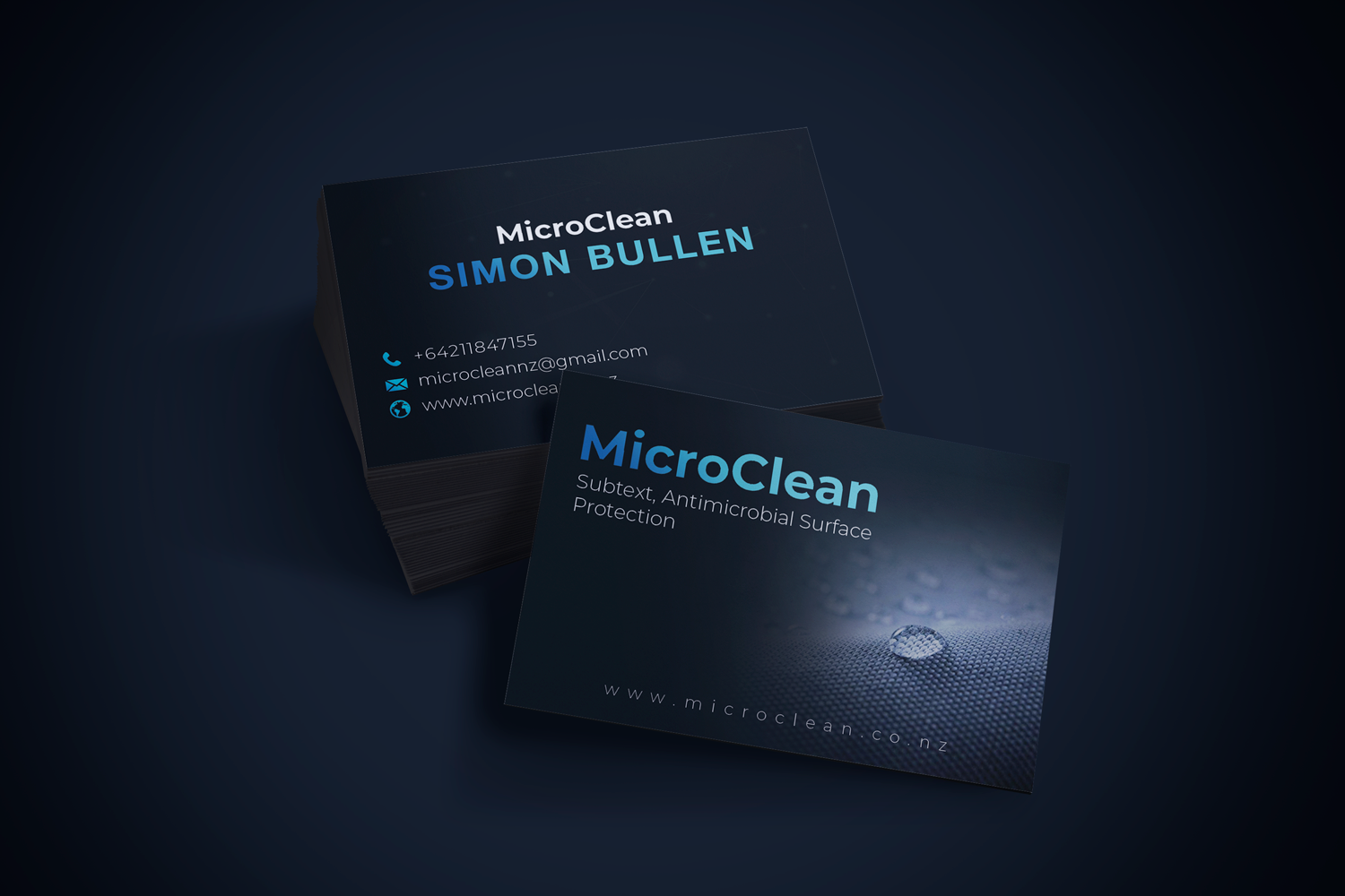 Business Card Design by Noor Aldeen for MicroClean Limited | Design #24095347