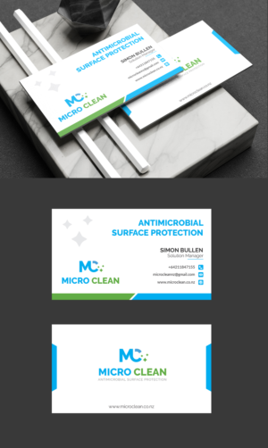 Diseño de Tarjeta de Presentación por KPN 2 para MicroClean Limited | Diseño: #24105451