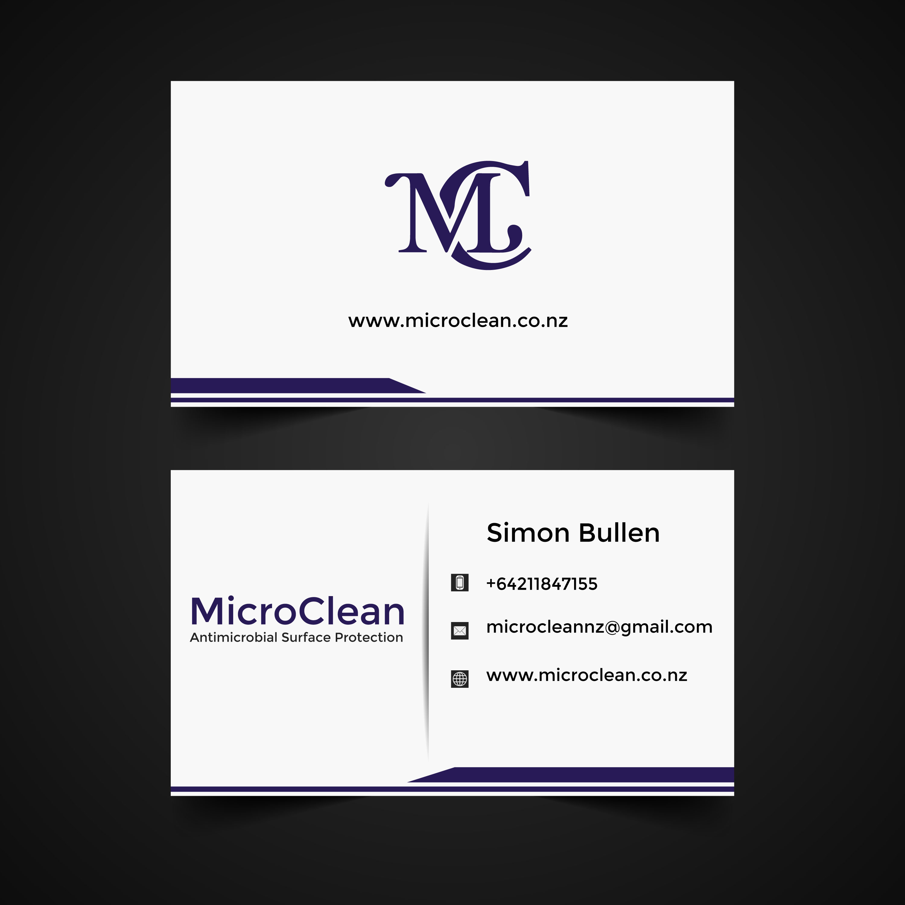 Business Card Design by Graphic_Studio3 for MicroClean Limited | Design #24035320