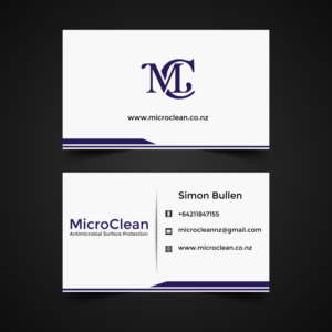 Business Card Design by Graphic_Studio3 for MicroClean Limited | Design: #24035320