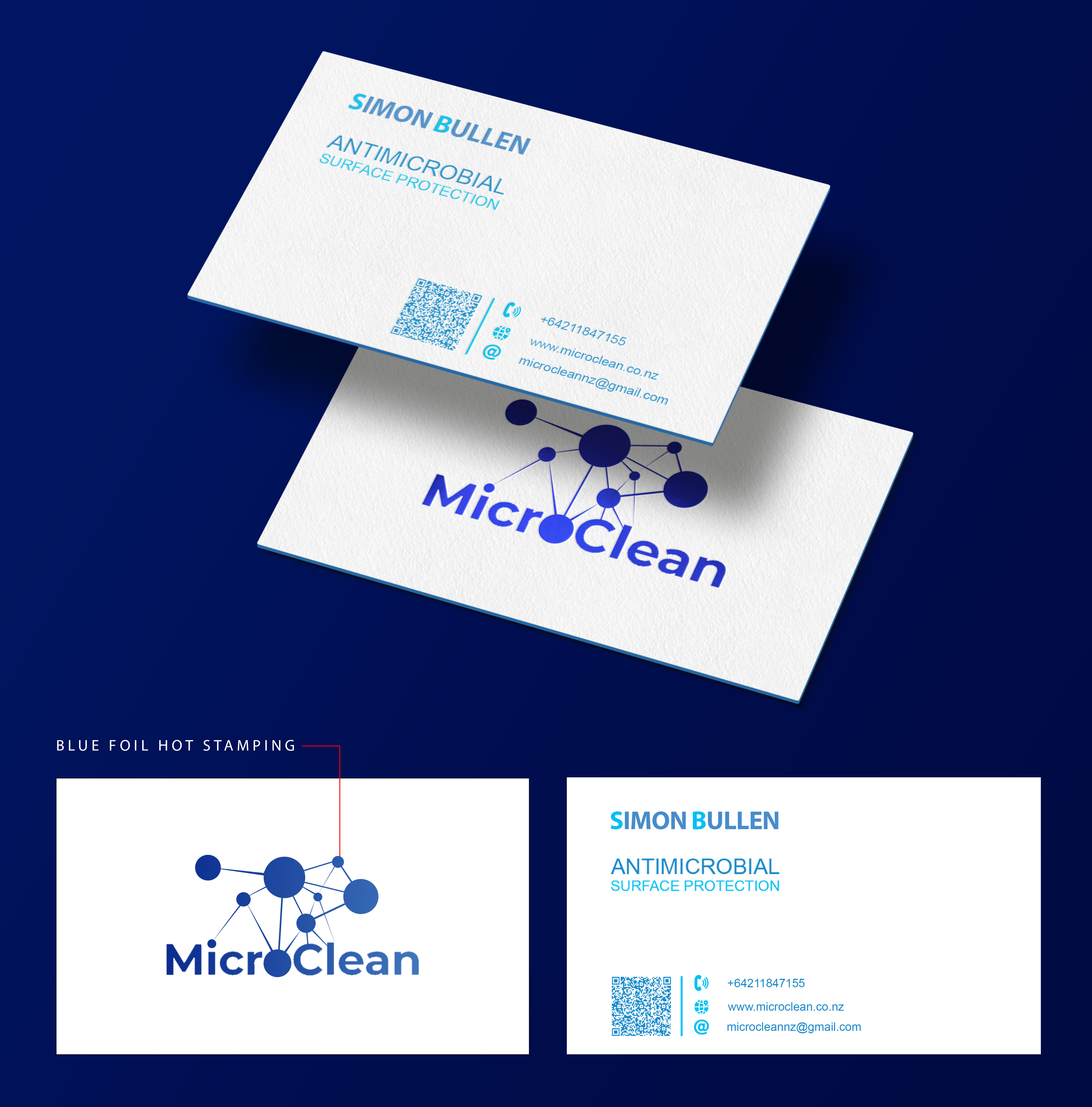 Business Card Design by Marjan-Omidvar for MicroClean Limited | Design #24097504