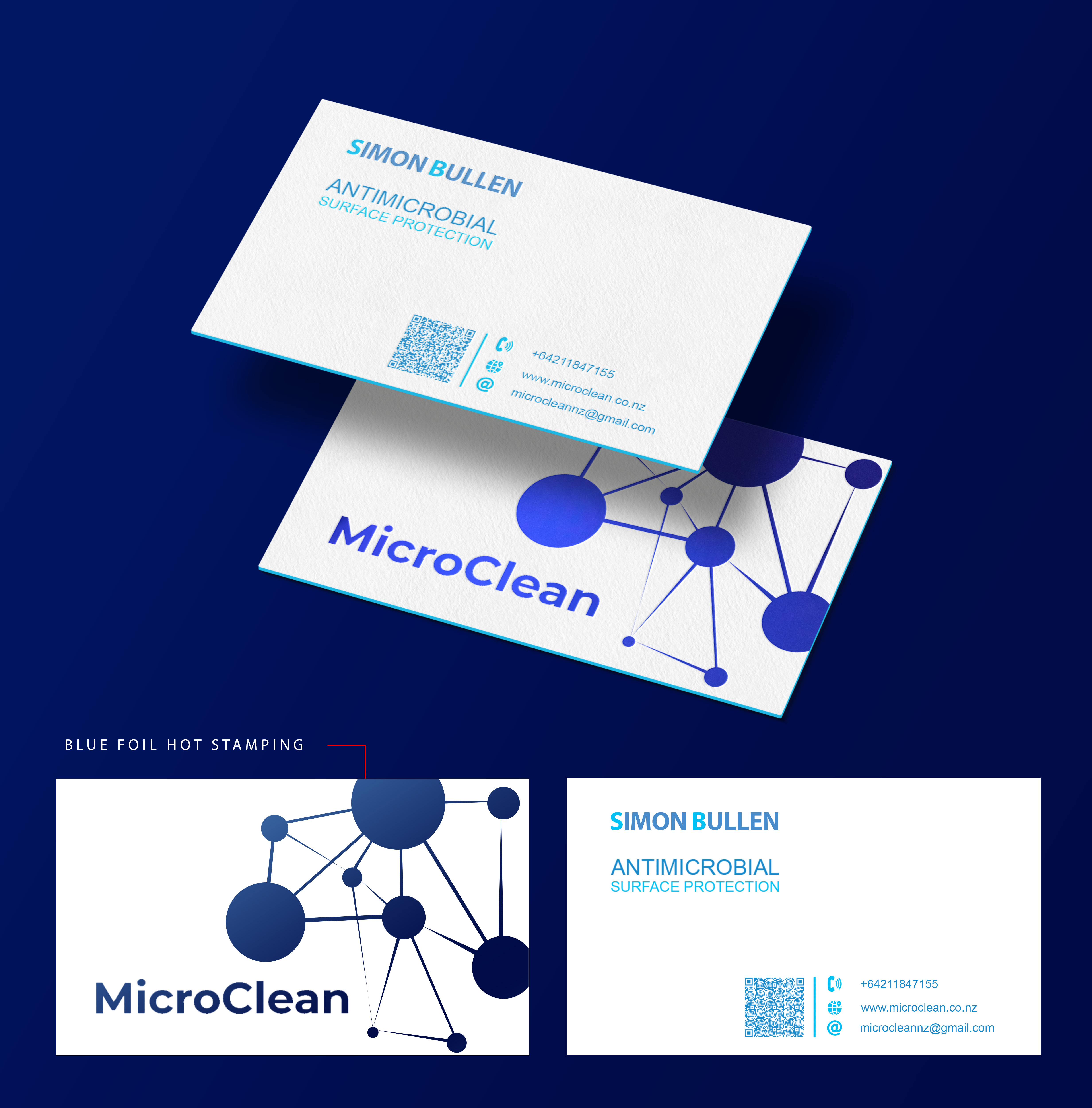 Business Card Design by Marjan-Omidvar for MicroClean Limited | Design #24097505