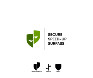 Secure. Speed-Up. Surpass | Logo Design by WahyuHMD