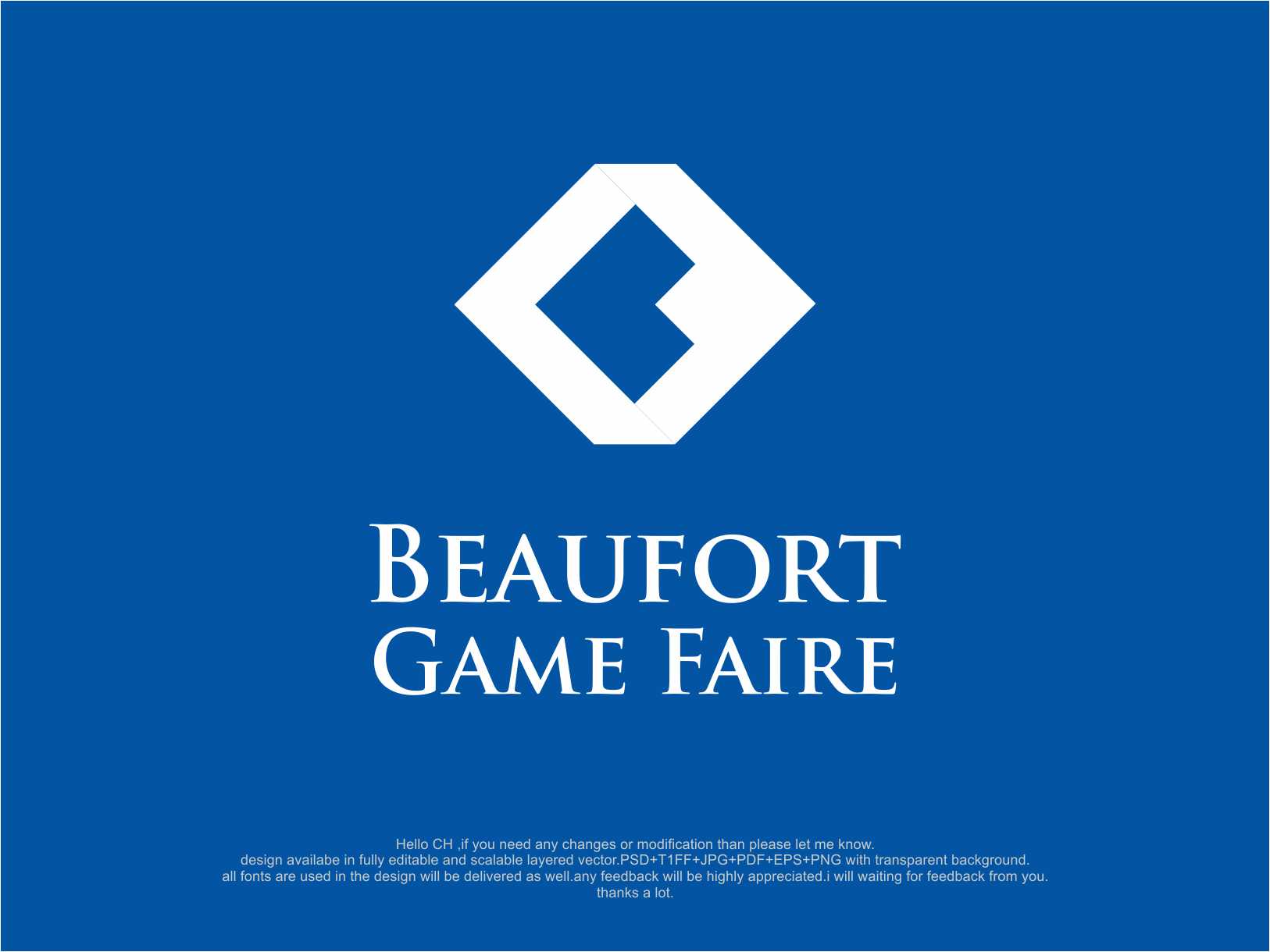 Logo Design by Djawek for Beaufort Game Faire, Inc. | Design #24087130