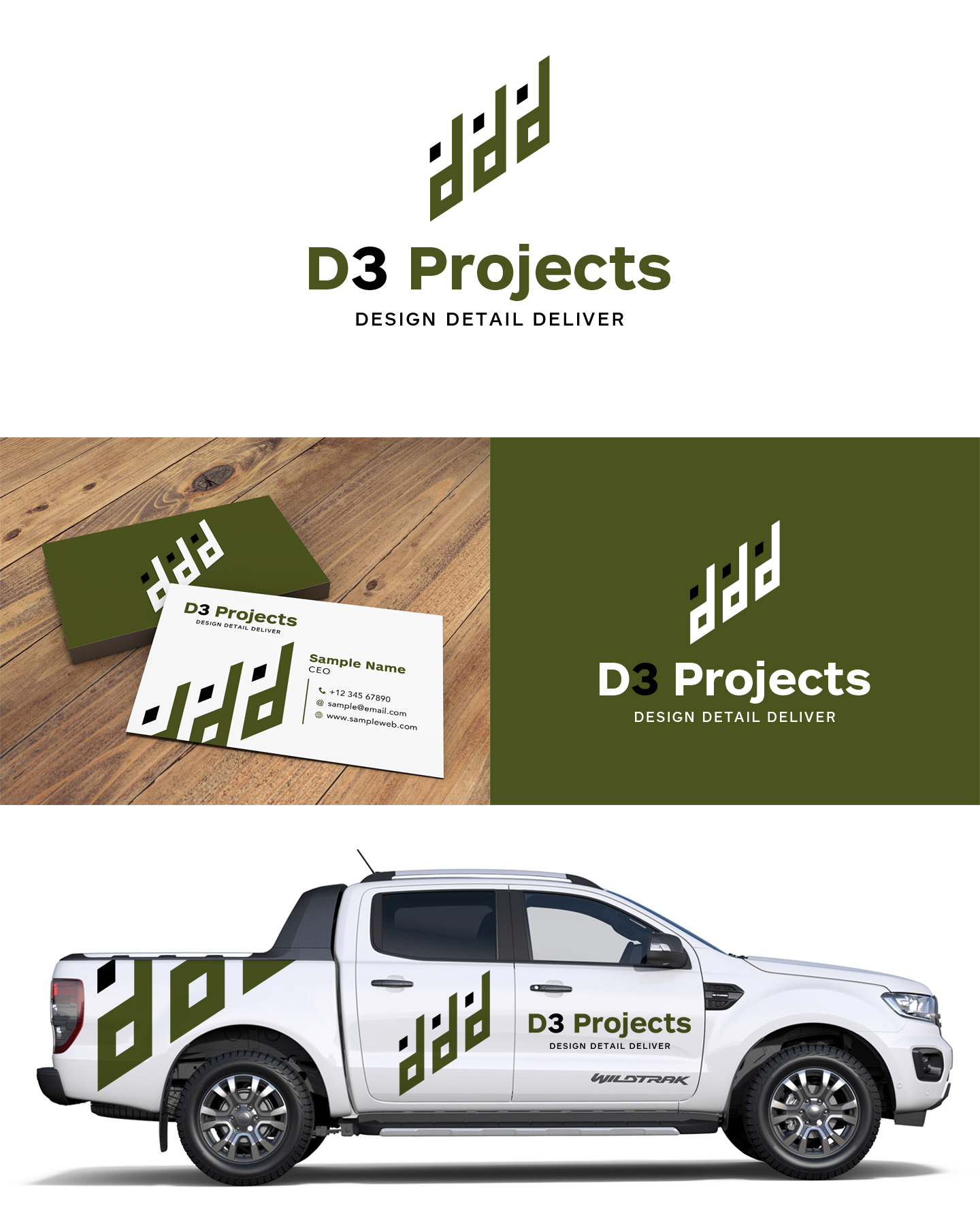Logo Design by DiLion for D3 Projects | Design #24056955