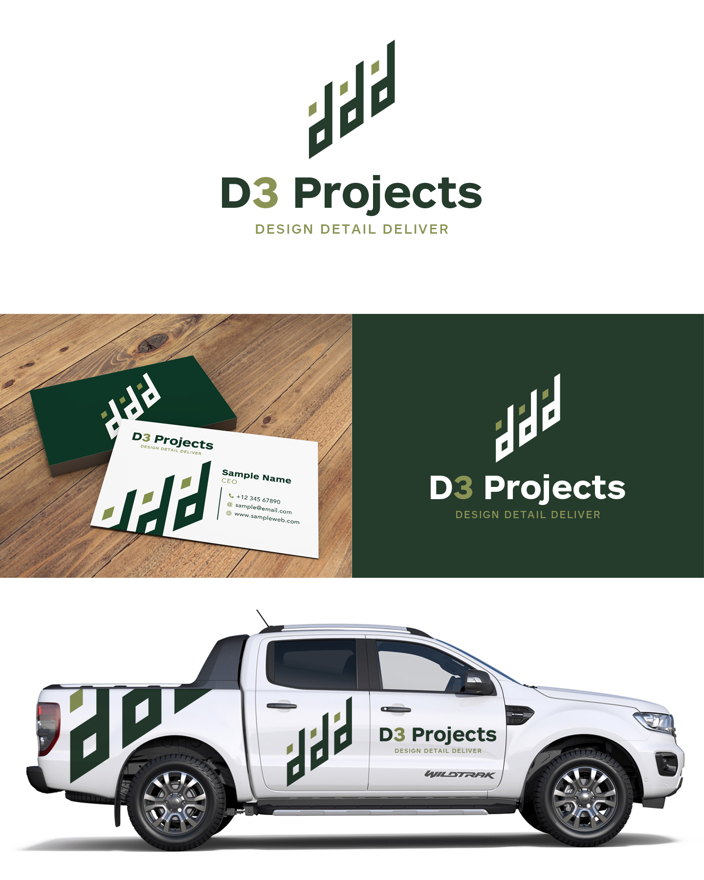 Logo Design by DiLion for D3 Projects | Design #24057091