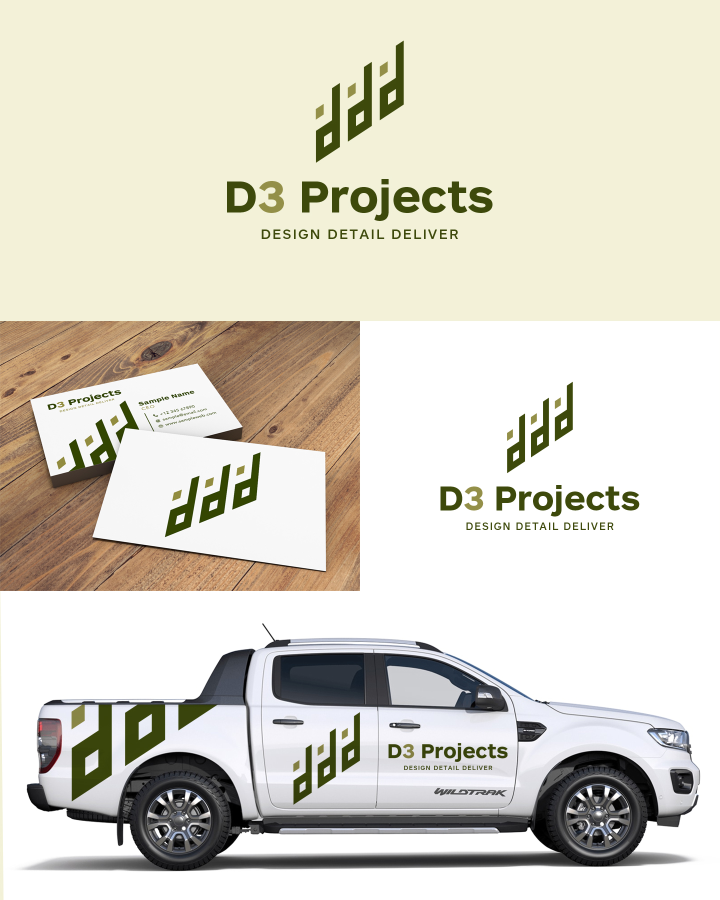 Logo Design by DiLion for D3 Projects | Design #24058697