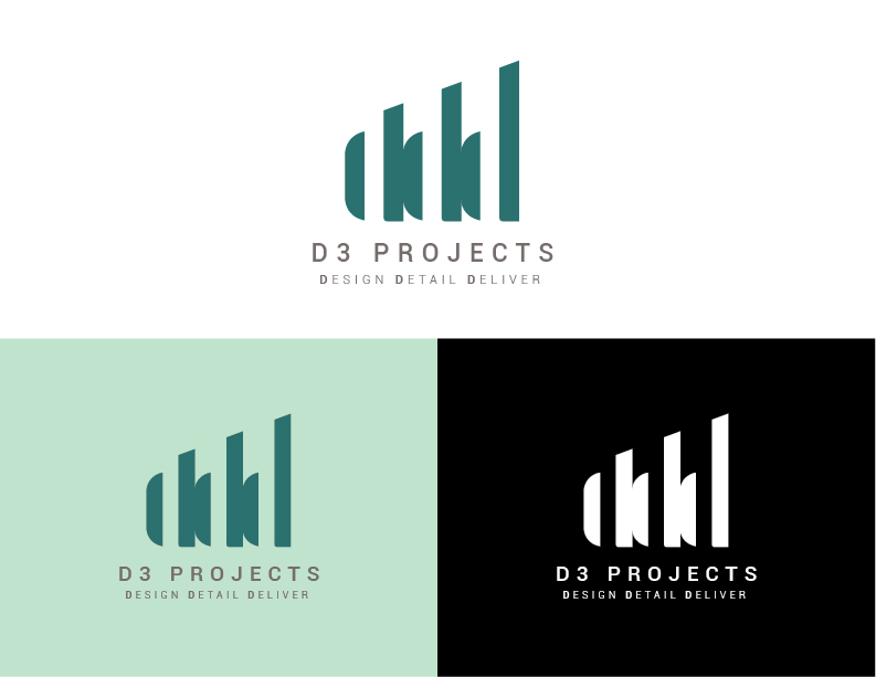 Logo Design by eleven for D3 Projects | Design #24063713