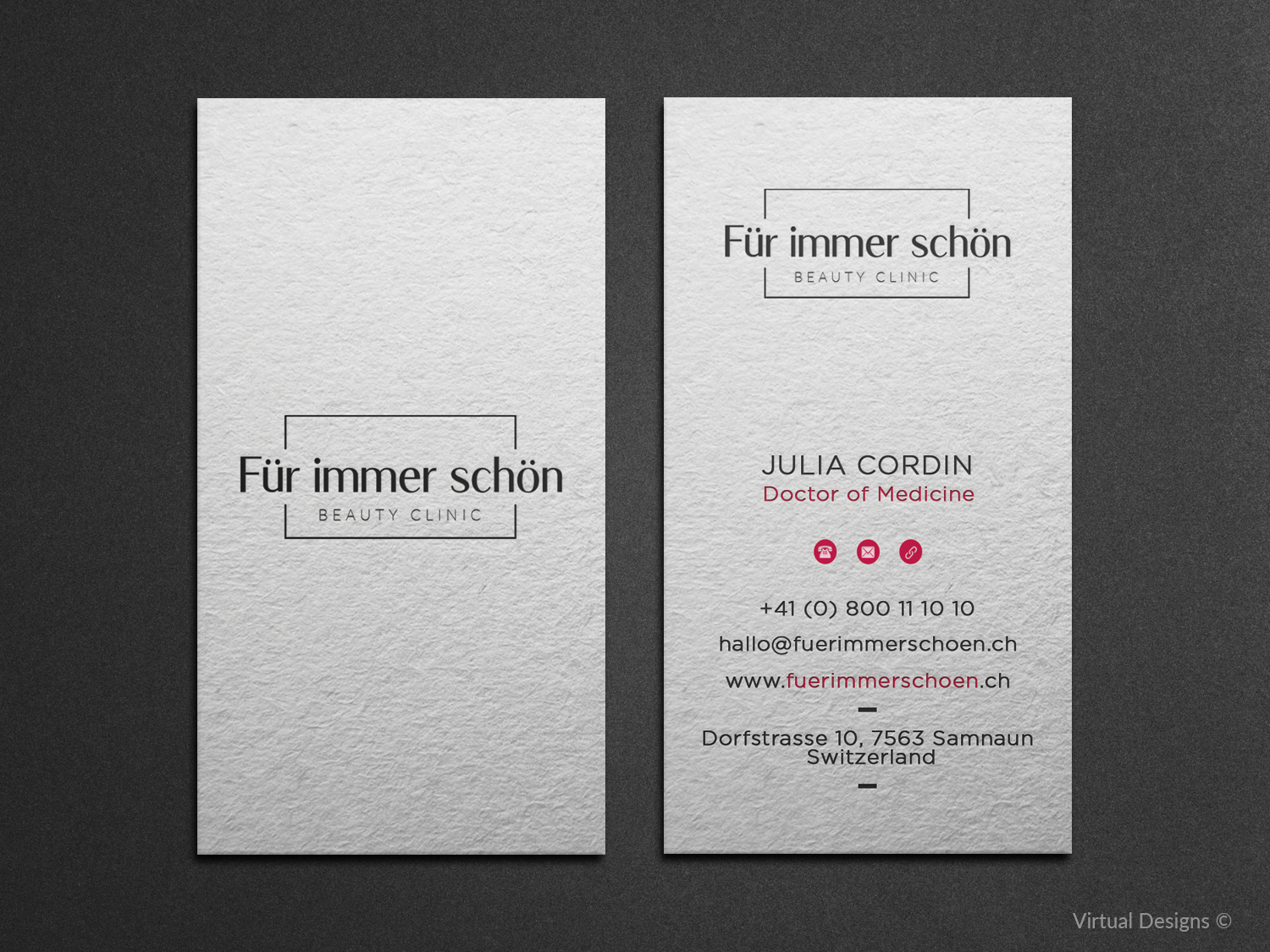 Diseño de Tarjeta de Presentación por SyncFuse™ Solutions para PL Simulation.Tirol GmbH | Diseño #24052039