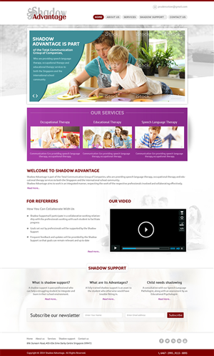 shadow advantage for children needs a website designer | Web-Design von Mayank Patel