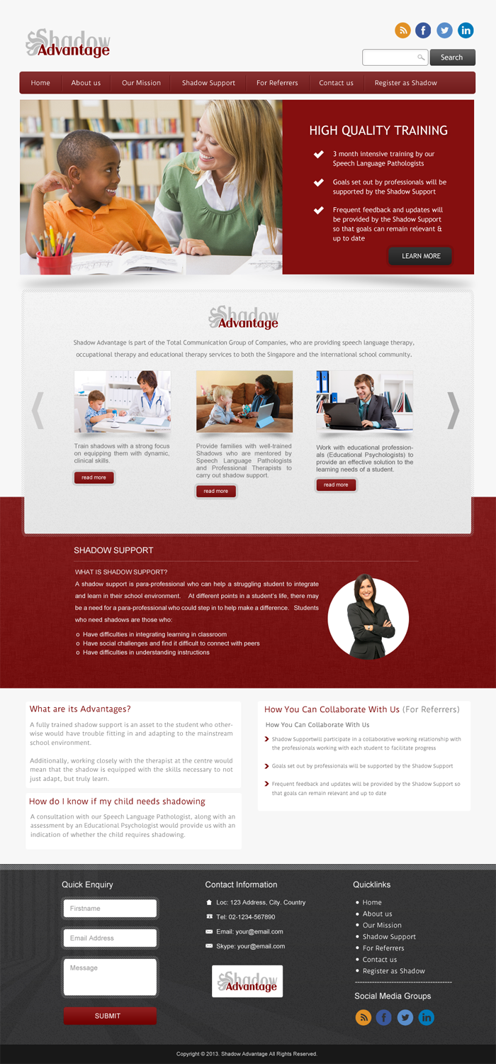 Web Design by JM for this project | Design #3038986
