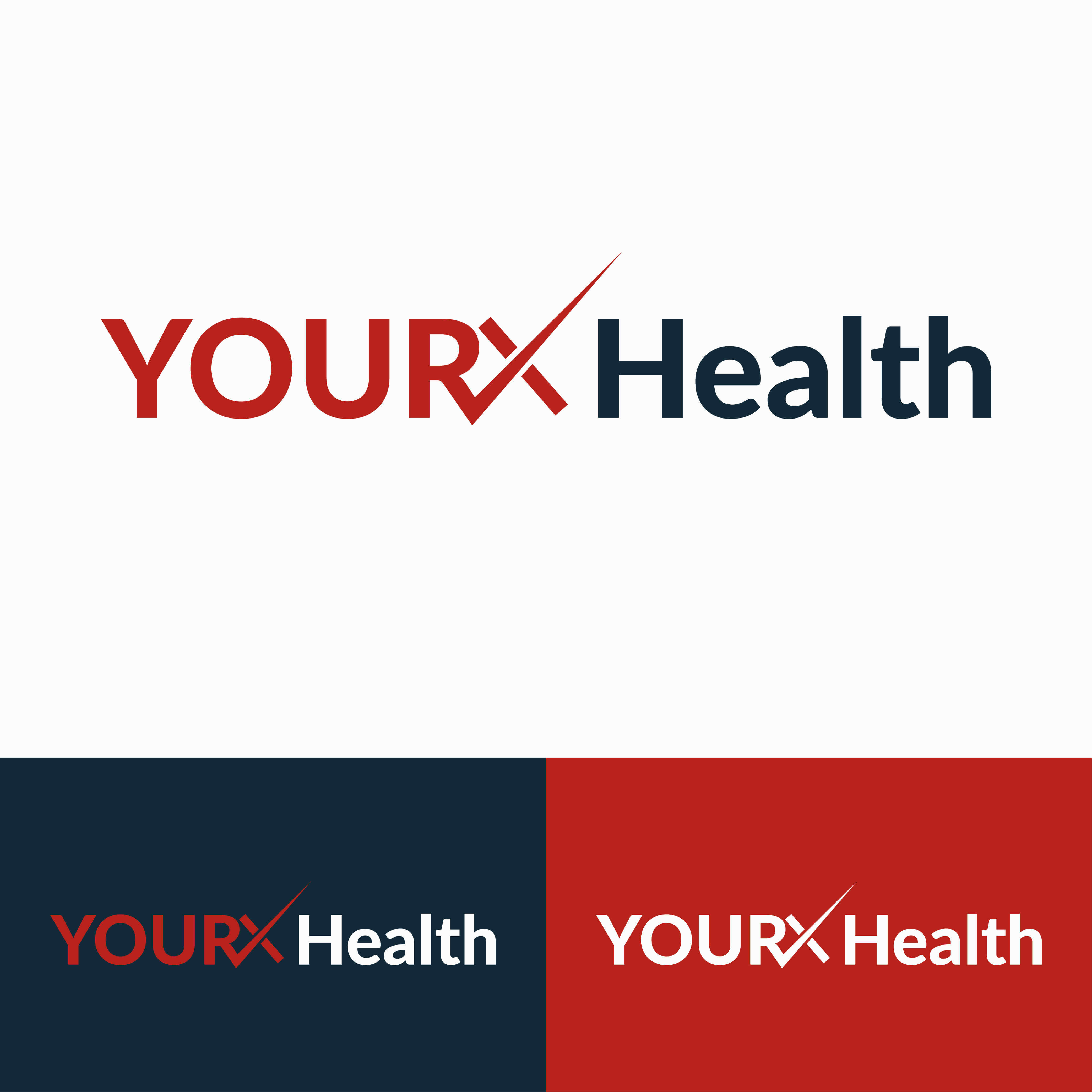 Logo Design by Gexton for YOURx Health  | Design #24062737