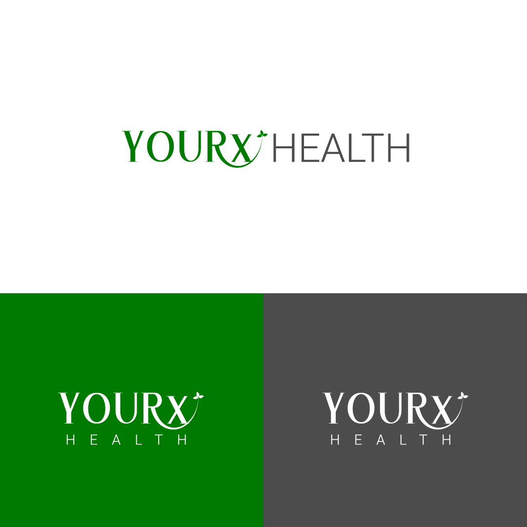 Logo Design by Gexton for YOURx Health  | Design #24062739