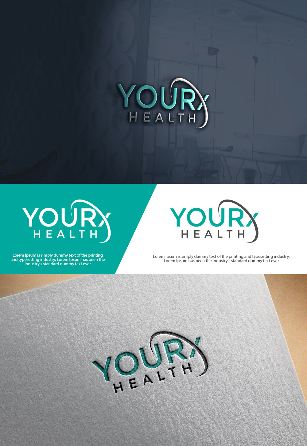 Logo Design by Abdulhadi creation for YOURx Health  | Design: #24053750