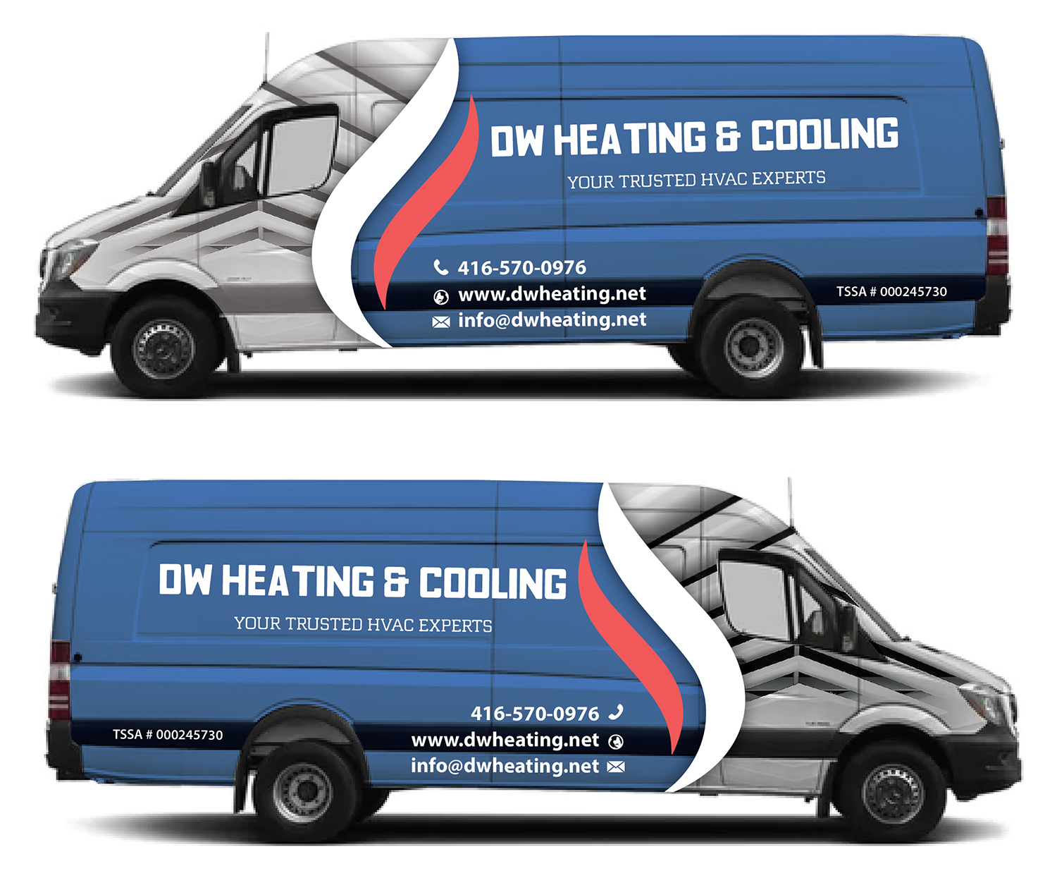 Car Wrap Design by Deziners Zone for DW Heating & Cooling Inc. | Design #24065483