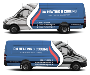 Car Wrap Design by Deziners Zone for DW Heating & Cooling Inc. | Design: #24065483