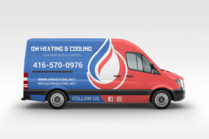 Car Wrap Design by LAXMI DESIGNHUB for DW Heating & Cooling Inc. | Design: #24051952