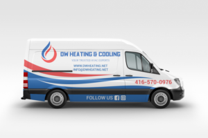 Car Wrap Design by LAXMI DESIGNHUB for DW Heating & Cooling Inc. | Design: #24053210