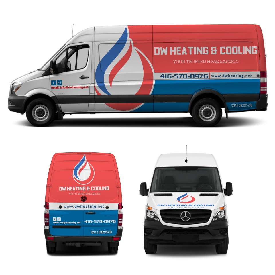 Car Wrap-Design von Yoga Tri für DW Heating & Cooling Inc. | Design #24058343