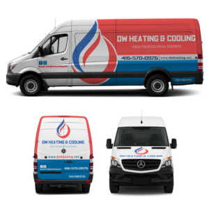 Car Wrap Design by Yoga Tri for DW Heating & Cooling Inc. | Design: #24058357