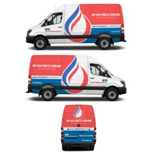 Car Wrap Design by Yoga Tri for DW Heating & Cooling Inc. | Design: #24062562