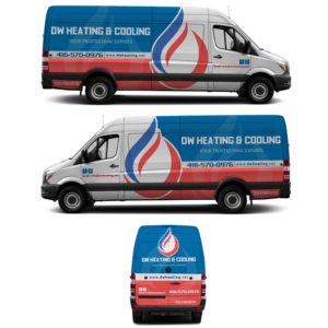 Car Wrap Design by Yoga Tri for DW Heating & Cooling Inc. | Design: #24068050